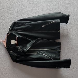 H&M Size 10 faux leather jacket